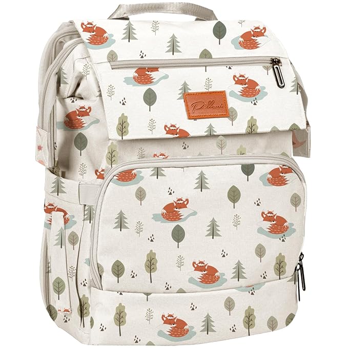 PILLANI Baby Diaper Bag Backpack - Large Bag for Boys & Girls, Waterproof Diaper Backpack - Travel Diaper Bags w/Changing Pad, Baby Registry Search & Shower Gifts - Essentials Must Haves Newborn Stuff
