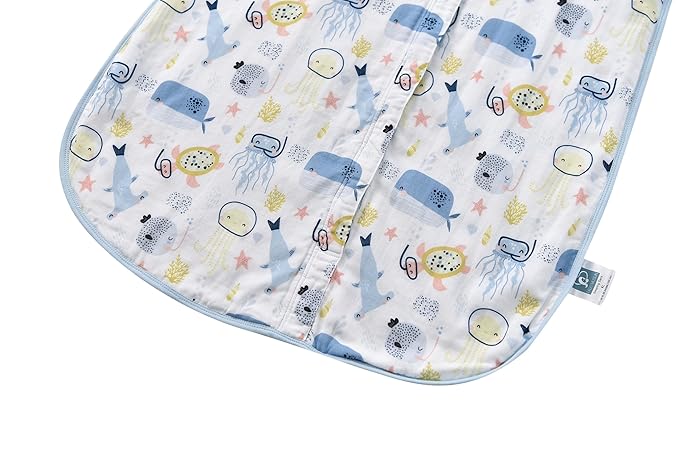 TADO MUSLIN Toddler Sleep Sack 1-2T, 0.5 TOG Lightweight Wearable Blanket, 100% Organic Cotton Muslin, Sleeveless, 2-Way YKK Zipper, OEKO-TEX Certified