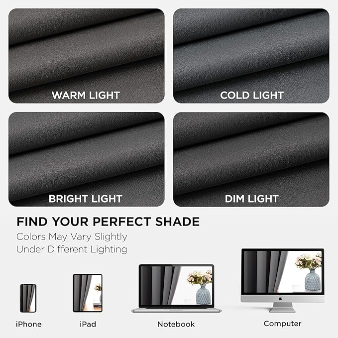 Joydeco Blackout Curtains 72 Inch Length 2 Panels Set, Thermal Insulated Long Drapes 2 Burg, Room Darkening Grommet Curtains for Living Room Bedroom Window