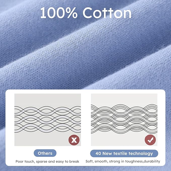 Yoofoss Baby Swaddles for Newborns 100% Organic Cotton, Adjustable Swaddle Sleep Sack 3-6 Months Newborn Swaddle Sack, Breathable Soft(Medium)
