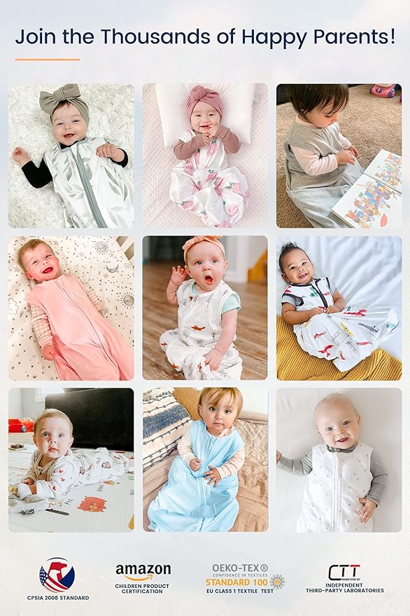 TotAha Sleep Sack 12-18-24 Months 3 Pack,Buttery Soft Wearable Blanket Baby Sleeping Bag with 2-way Safe Zipper, 0.5 TOG, Baby Girl