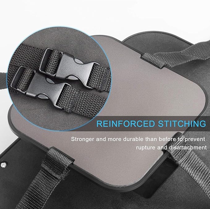 Safety 1st Baby Backseat Headrest Mirror for Rear Facing Infant Car Seat View, Universal Shatterproof Light & Wide Rearview Convex Glass, Black