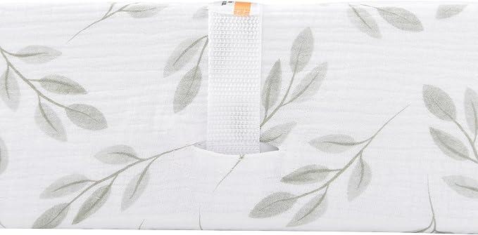 Changing Pad Cover for Baby Girls Boys - 100% Organic Cotton Muslin Changing Pad Sheets with Secure 360° Elastic Fit, Ultra-Soft for Delicate Skin, 2 Pack