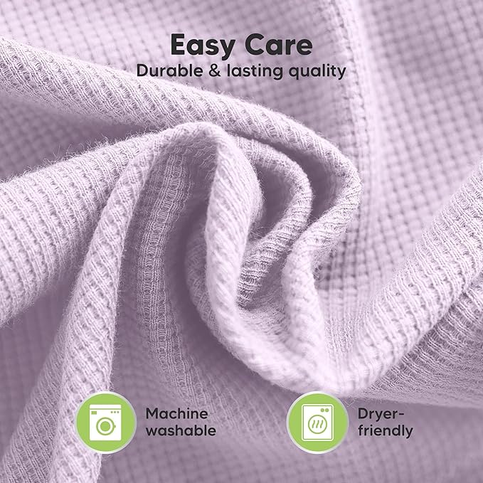 3-Pack Organic Swaddles for Newborns, Baby Sleep Sacks 0-3 Months - Baby Swaddle Wrap, Newborn Wearable Blanket, Infant Sleep Sack for Girls, Boys, Soft & Snug, Large Hook & Loop Closure (Soft Lilac)