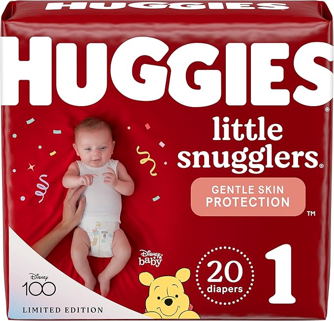 Huggies Little Snugglers Baby Diaper Size 1, 8 to 14 lbs. 34717, 20 Ct