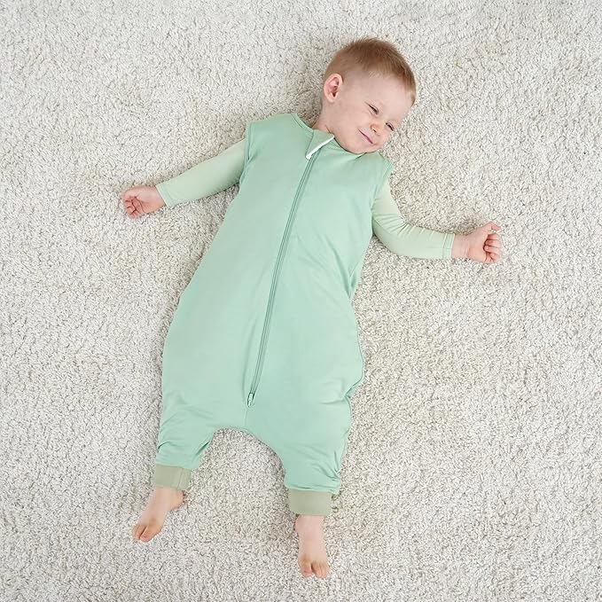 littogoose 1.0 TOG Toddler Sleep Sack with Legs, Baby Wearable Blanket for 6-18-36 Months 3T-4T, Early Walker Baby