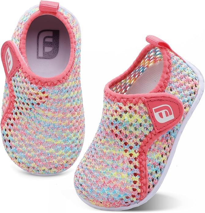 JOINFREE Baby Toddler Water Shoes Boys Girls Sandals Barefoot Kids Breathable Sneakers Shoes for Walking Running