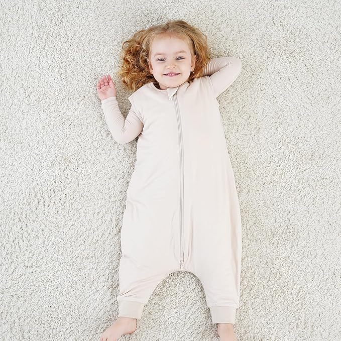 littogoose 1.0 TOG Toddler Sleep Sack with Legs, Baby Wearable Blanket for 6-18-36 Months 3T-4T, Early Walker Baby