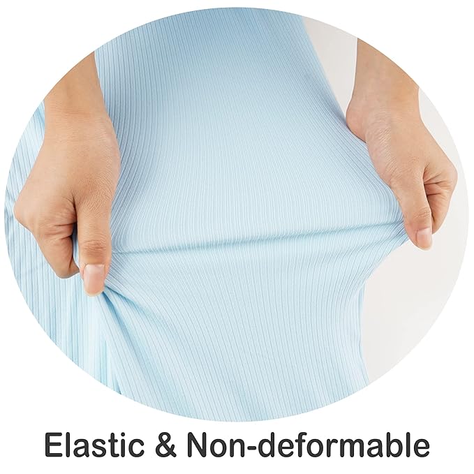 Viviland Jersey Swaddle Blanket, Ultra Soft Stretchy Receiving Blanket, Baby Boy Newborn Swaddle Wrap, 40 x 30 inches, 2 Pcs, Elephant