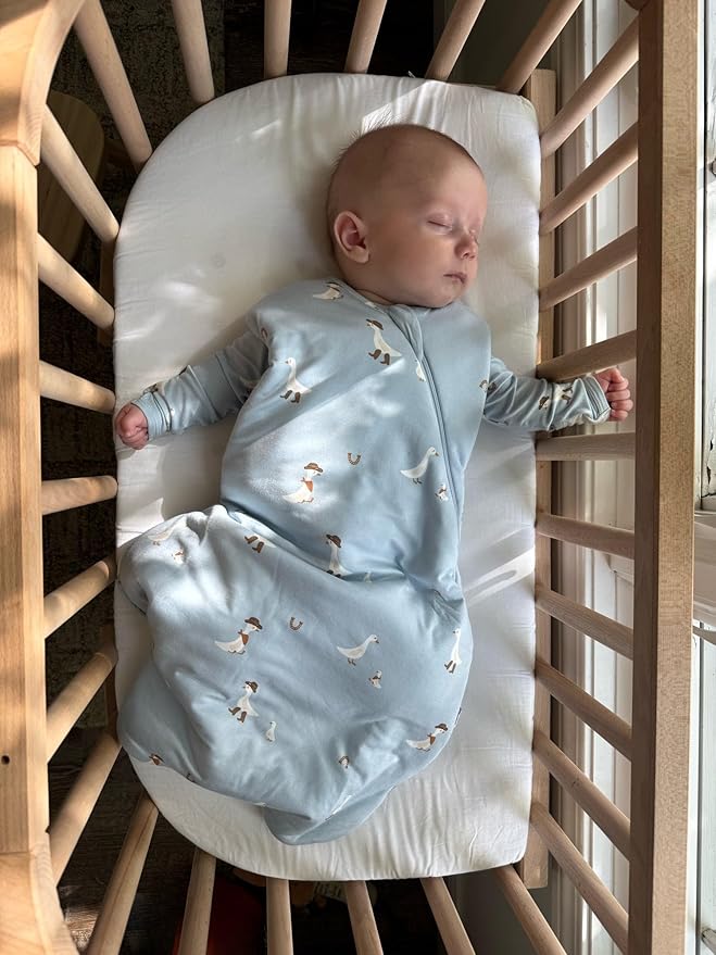 GUNAMUNA Sleep Sacks for Babies Toddlers and Newborns, Easy Changing Diaper Zipper, Cozy, 2.5 TOG