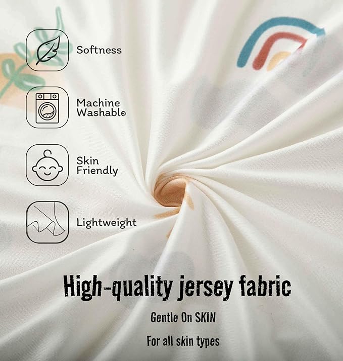 SDY Jersey Dinosaur Bassinet Sheets for Baby Boys and Girls,32 "x 16 "x 4", 2 Pack, Cute Kawaii Standard Oval/Retangle Fitted Bassinet Sheets for Toddler,Super Soft Breathable