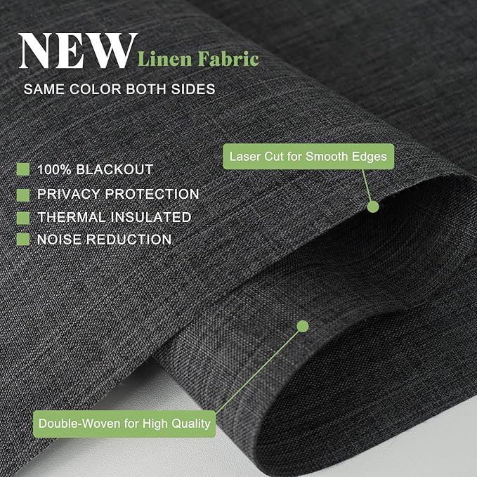 Blackout Roller Shades Blinds for Windows, Free-Stop Cordless Roller Shades with Valance, Thermal Insulated Fabric Window Blinds UV Protection for Home, Bedroom, Deep Grey, 67" W x 72" H
