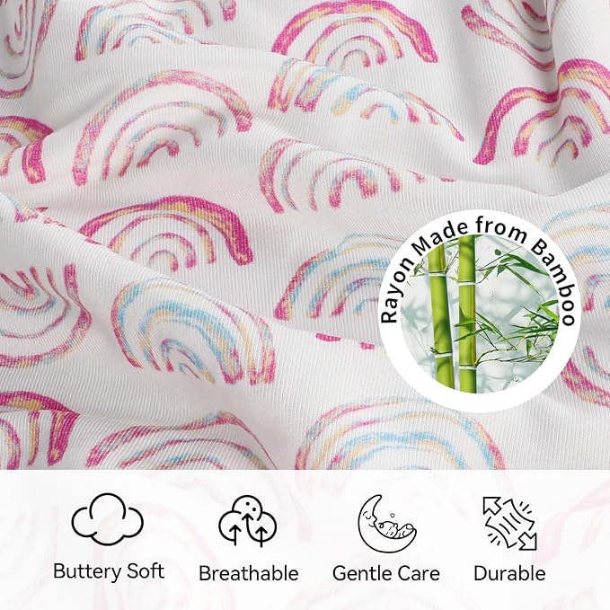 EasyFi Rayon Made from Bamboo Sleep Sack 18-24 Months 1.0 Tog Supersoft Toddler Sleep Sack 2t Baby Wearable Blanket with 2-Way Zipper Unisex Sleeping Bag for Babies