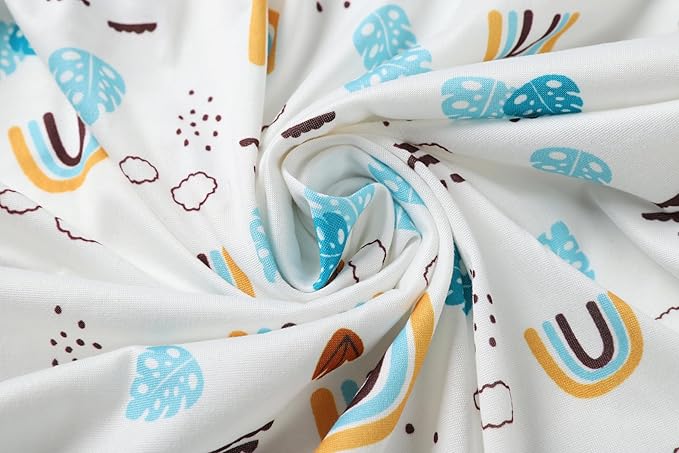 Onacosht Bassinet Sheets 3 Pack Fitted for Baby Boy and Girl, Stretchy Soft Knitted Baby Sheet Set Universal for Oval Rectangle and Hourglass Bassinet Mattress, Unisex Cute Animal Printing