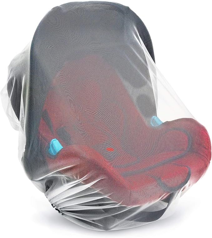 Baby Mosquito Net for Stroller, Carrier & Bassinet – Elastic Drawstring for Snug Fit Netting - Infant Bug Net for Jogger, Car Seat & Pack N Play – 1000 Mesh Toddler Canopy & Gift Packaging