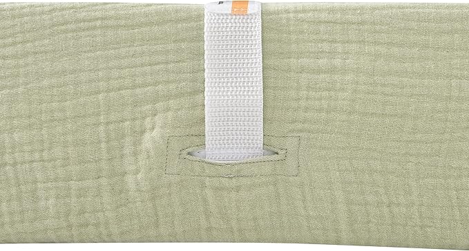 Changing Pad Cover for Baby Girls Boys - 100% Organic Cotton Muslin Changing Pad Sheets with Secure 360° Elastic Fit, Ultra-Soft for Delicate Skin, 2 Pack