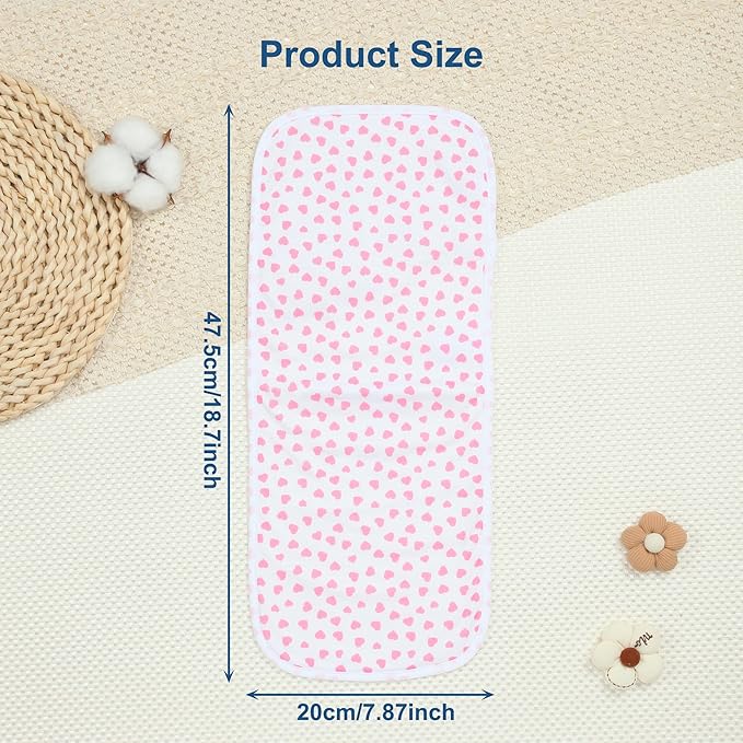 Hakochia Burp Cloths for Baby Boy & Girl Organic Cotton Large Unisex Burp Clothes Extra Absorbent Soft Neutral Burping Rags Spit Up Cloth Sets for Newborns 8 Pack