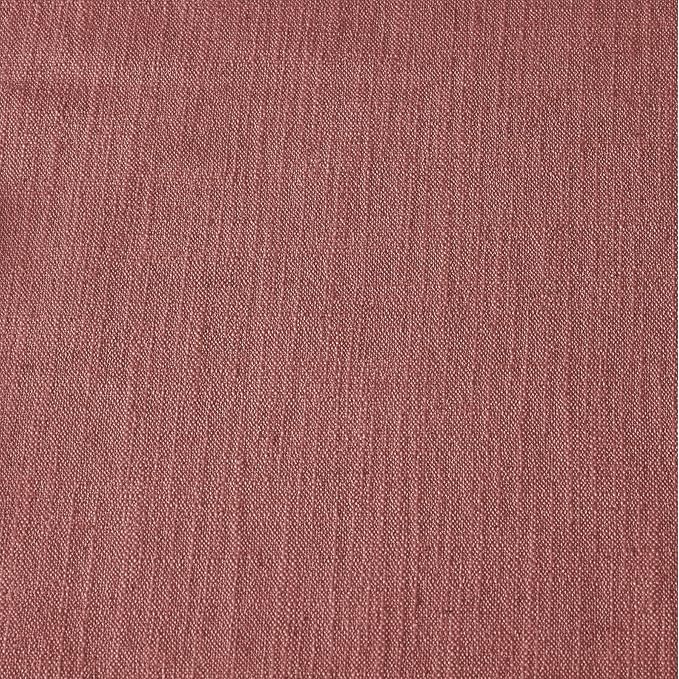ChadMade Bronze Grommet Linen Texture Curtain 84 Inches Long Drape Effectively Block Out The Sun for Bedroom Living 84Wx102L, 1 Panel, Cinnabar, Tallis Collection