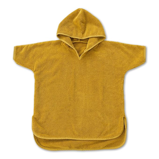 Natemia Hooded Towel Poncho – 100% Organic Cotton - Kids & Toddler Beach Towel with Hood - GOTS Certified - Gentle on Sensitive Skin - Cozy Swim & Bath Towel for Boys, Girls - Perfect Registry Gift