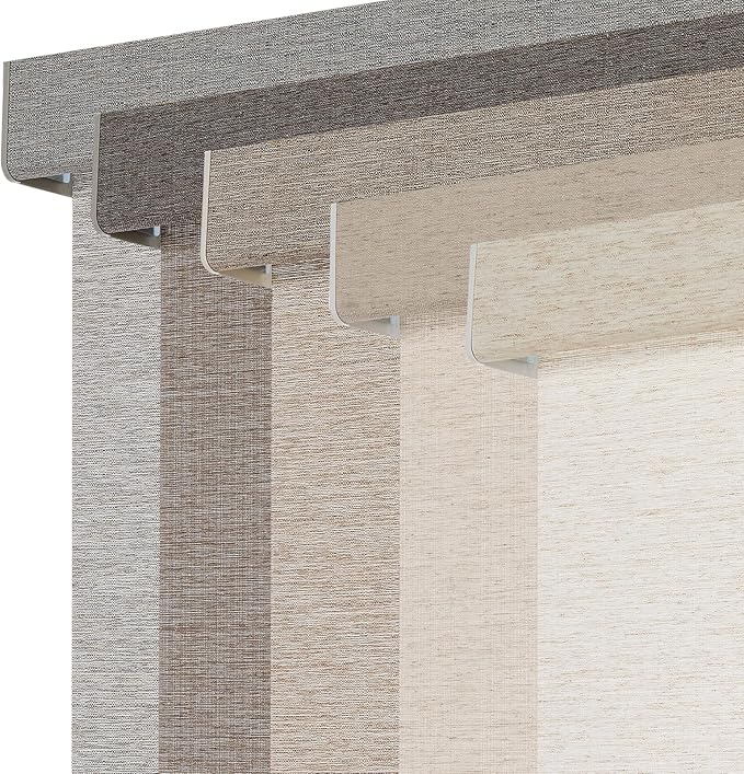 Persilux Light Filtering Roller Shades for Window Blinds,Cordless,Linen Fabric,Thermal Insulated Fabric UV Protection Shades for Home,Office,Bedroom,Door,Light Filtering-Cream,24" W X 72" H