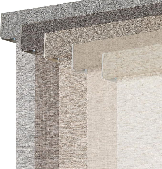 Persilux Light Filtering Roller Shades for Indoor Windows Blinds,Cordless,Linen Fabric,Thermal Insulated Fabric UV Protection Shades for Home,Office,Bedroom,Door,Light Filtering-Cream,16" W X 64" H