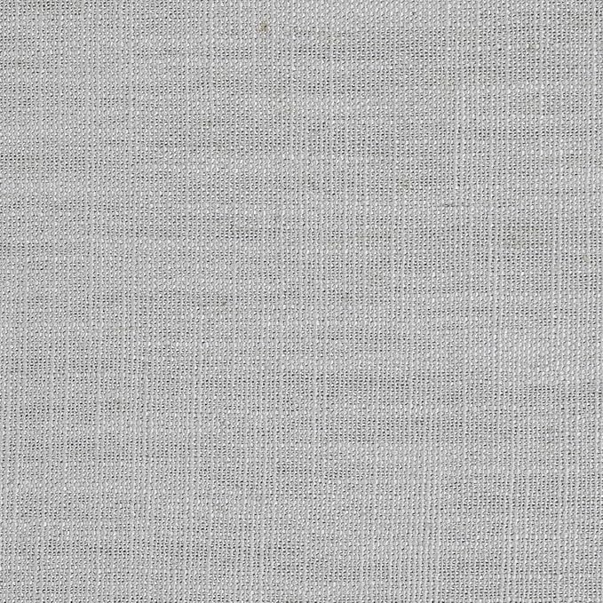 ChadMade Morden Grommet Nutral Linen Solid Color Drape 96 Inches Long Room Darkening Blackout Curtain for Bedroom Girls Room Boys Room Baby's Room Nursey 50Wx96L, 1 Panel, Fog, Tallis Collection