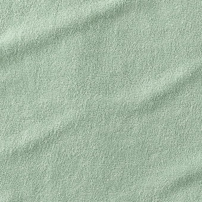 River 10-Pack Baby Terry Washcloths 100% Organic Cotton Absorbent for Baby and Toddler Boys & Girls, Seafoam Terra Rainbow, One Size
