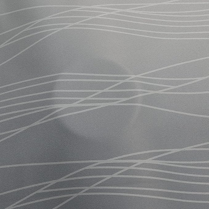 Estelar Textiler Full Room Darkening Greyish White and Grey Blackout Curtains 72 Inch Length 2 Panels Set, Ombre Thermal Insulated Full Light Blocking Grommet Gray Blackout Drapes for Bedroom, 52Wx72L
