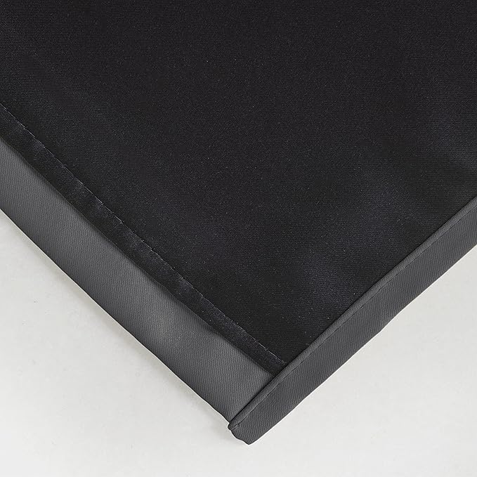 LEMOMO 100% Blackout Curtains 40 x 84 Inch/Frost Grey Curtains 2 Panels with Black Lining Room Darkening Thermal Insulated Bedroom Curtains