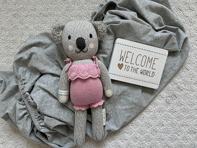 Dreamology Crib Size Sheets, 100% Cotton Crib Sheets Fitted for Boys, Girls, Soft, 2 Pack, Crib Sheets Neutral and Toddler Bed Sheets, 52x28 Crib Mattress Sheet | Dark Grey and Silver Grey