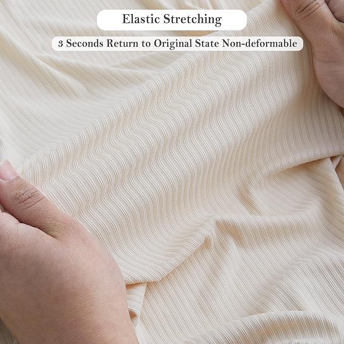 Viviland Jersey Swaddle Blanket, Ultra Soft Stretchy Receiving Blanket for Newborn, Baby Swaddle Wrap for Boys & Girls, 2 Packs,40 x 30 in, Grey & Pink