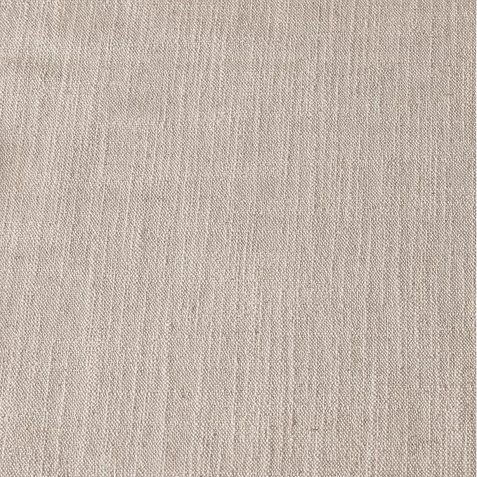 ChadMade Block Out The Sun Faux Linen Grommet Curtian 96 Inches Long Room Pravicy Protecting Drape for Bedroom Sliding Patio Door with Traverse Rod 72Wx96L, 1 Panel, Tapioca, Tallis Collection