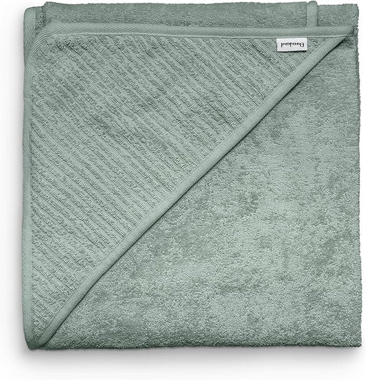 Ehrenkind® Hooded Towel, Baby Towel with Hood Made of Cuddly Soft Organic Cotton, Bath Towel in 100 x 100 cm, Jade, Children's Bath Towel, As Baby First Equipment Newborn or Baby Gift
