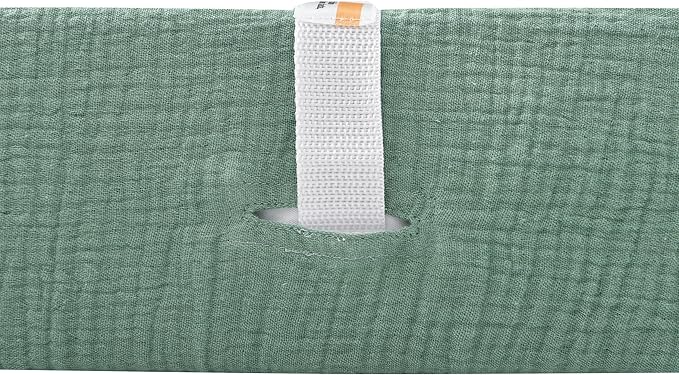 Changing Pad Cover for Baby Girls Boys - 100% Organic Cotton Muslin Changing Pad Sheets with Secure 360° Elastic Fit, Ultra-Soft for Delicate Skin, 2 Pack