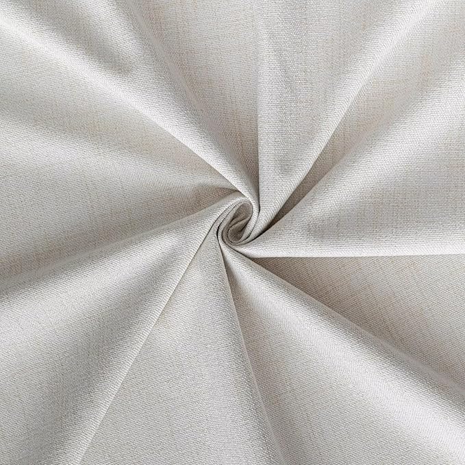 100% Blackout Curtains 96 inch Length1 Panel Faux Linen Long Drapes for Bedroom Living Room Black Out Room Darkening Curtain Thermal Insulated Back Tab Rod Pocket(W70 x L96, Natural)