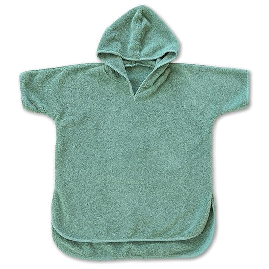 Natemia Hooded Towel Poncho – 100% Organic Cotton - Kids & Toddler Beach Towel with Hood - GOTS Certified - Gentle on Sensitive Skin - Cozy Swim & Bath Towel for Boys, Girls - Perfect Registry Gift