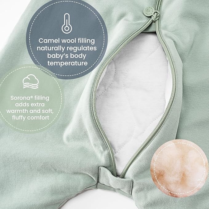 kaiya baby Unisex Toddler Sleep Sack with Feet, 2.5 Tog Baby Winter Sleep Sack Long Sleeve Gifts for Boys & Girls