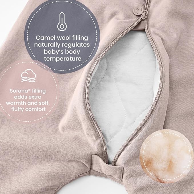 kaiya baby Unisex Toddler Sleep Sack with Feet, 2.5 Tog Baby Winter Sleep Sack Long Sleeve Gifts for Boys & Girls