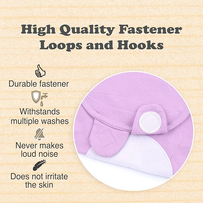 Bublo Baby Swaddles for Newborns – 4-Pack Infant Swaddles 0-3 Months – Adjustable Swaddle Sleep Sack with Zipper – Soft Organic Cotton Baby Wrap for Safe & Cozy Sleep