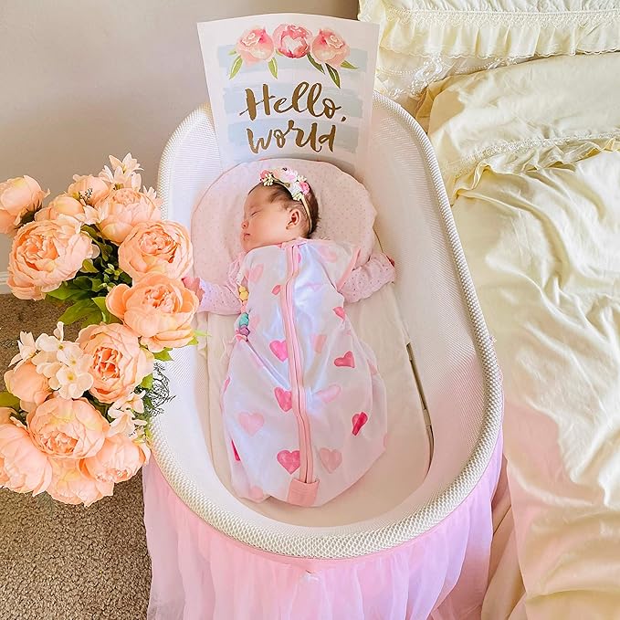 Baby Sleep Sack 1.0 TOG, Organic Cotton Baby Wearable Blanket with Two-Way Zipper, Swaddle Transition Baby Sleeping Bag, All-Season Sleep Sack for Newborn Infant Toddler Boy Girl, 2-Pack, 0-6 Month