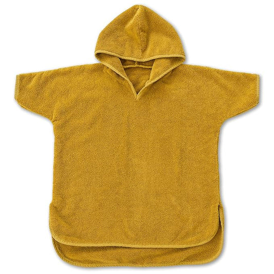 Natemia Hooded Towel Poncho – 100% Organic Cotton - Kids & Toddler Beach Towel with Hood - GOTS Certified - Gentle on Sensitive Skin - Cozy Swim & Bath Towel for Boys, Girls - Perfect Registry Gift
