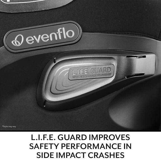 Evenflo Revolve360 Extend Convertible Car Seat with 360 Degree Rotation, Extended Rear-Facing, Forward-Facing, Booster Mode, and Secure Latch Install, Travertine