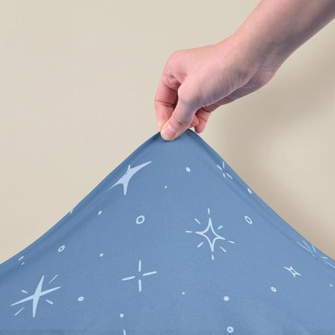 Baby Delight Bassinet Sheets 33x20 for Newton,Airclub,Maxi COSI,Angelbliss,Dream on Me,Mika,Harppa,Amke,ezebaby Rectangle Bassinet Mattress - Navy Blue Planet 3 Pack Boy