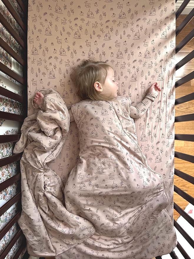 GUNAMUNA Sleep Sacks for Babies Toddlers and Newborns, Easy Changing Diaper Zipper, Cozy, 2.5 TOG