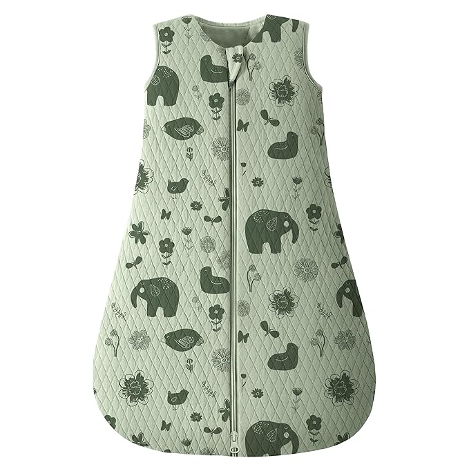 Looxii Baby Sleep Sack 6-12 Months 2.5 TOG Baby Wearable Blanket, Cotton Quilted Infant Toddler Sleeping Bag 2-Way Zipper Warm Toddler Sleep Sack for Winter