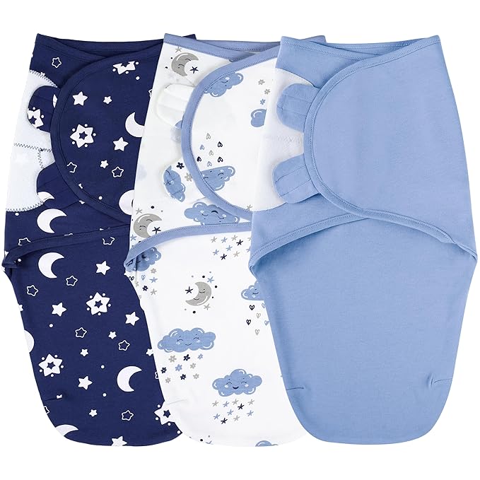 Yoofoss Baby Swaddles for Newborns 100% Organic Cotton, Adjustable Swaddle Sleep Sack 3-6 Months Newborn Swaddle Sack, Breathable Soft(Medium)