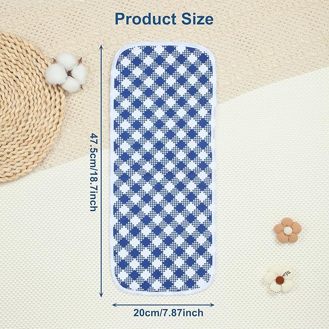 Hakochia Burp Cloths for Baby Boy & Girl Organic Cotton Large Unisex Burp Clothes Extra Absorbent Soft Neutral Burping Rags Spit Up Cloth Sets for Newborns 8 Pack