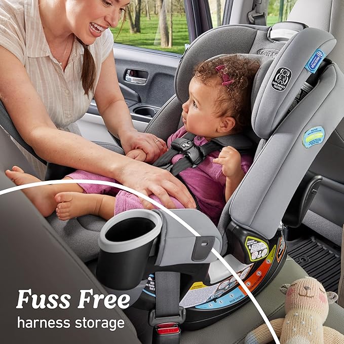 Graco 4Ever DLX 4-in-1, 10 Years Use Infant to Toddler Car Seat, Maddox, Includes Rear Facing, Forward Facing, Highback Booster & Backless Booster Seat Options