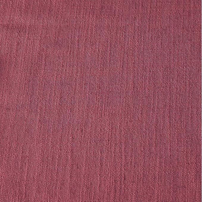 ChadMadeBlackout Linen Curtain for Traverse Rod Pole in Living Room Bedroom Grommet Header Drape for Sliding Patio Door Windows 100Wx96L, 1 Panel, Red Wine, Tallis Collection