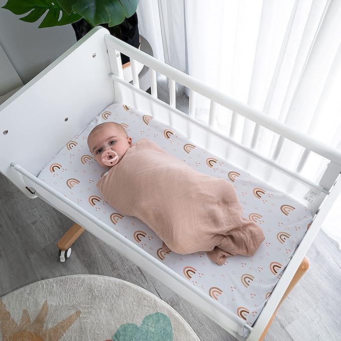 Comfy Cubs Muslin Swaddle Blankets Pack of 1, 47 x 47 Inch Soft Cotton Baby Blanket Set, Large Multipurpose Wraps for Newborns - Self-Soothing Swaddles for Newborns - Blush